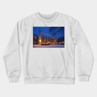 Utkiek in winter, Vegesack, Bremen Crewneck Sweatshirt